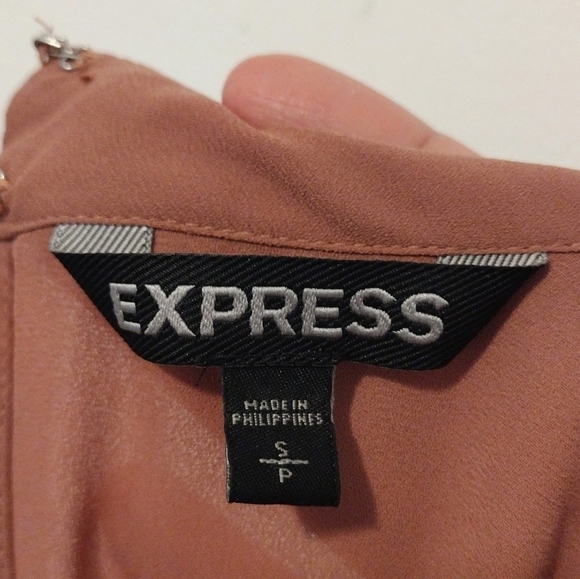 Express - Handkerchief Bell Sleeve Lace Blouse - Picture 14 of 16